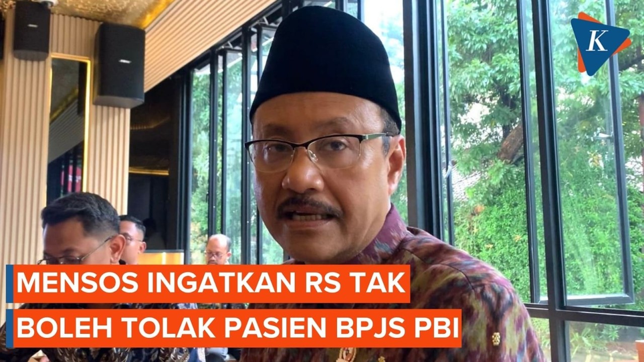 Kisruh BPJS PBI Dinonaktif, Mensos Ingatkan Rumah Sakit Tak Boleh Tolak Pasien