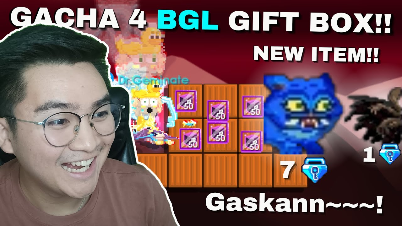 GACHA 4 BGL Halloween Special Gift Box!! Item Barunya Mahal!! | Growtopia Halloween 2025