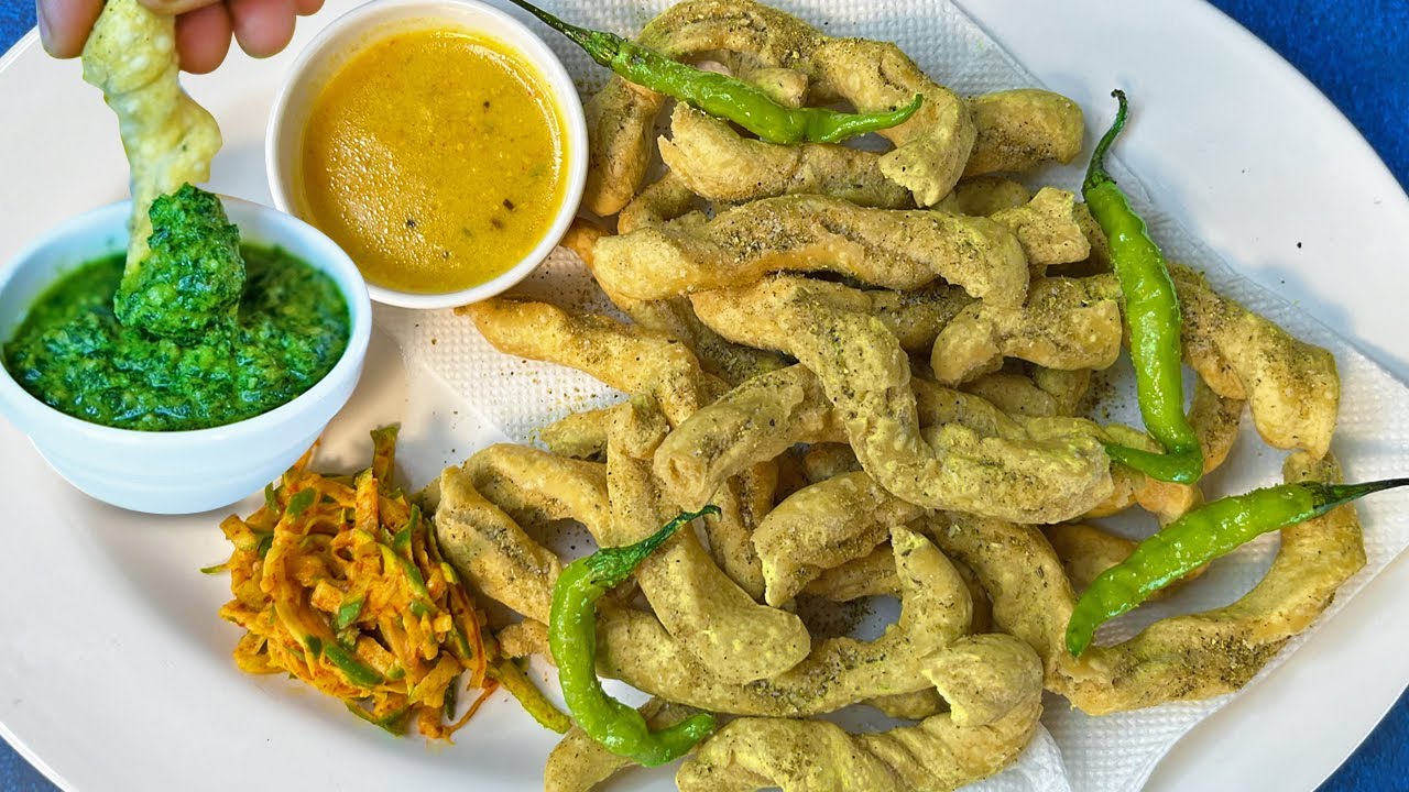 बारिश में खाने का मज़ा आजायेगा, वनेला गांठिया, Vanela Ganthiya Recipe by Viraj Naik