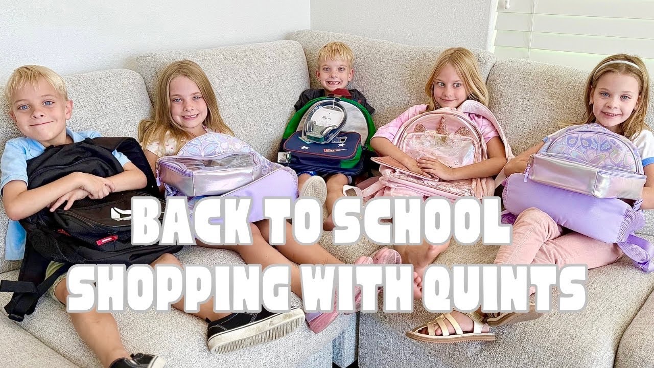 Back To School Shopping For Five Kids