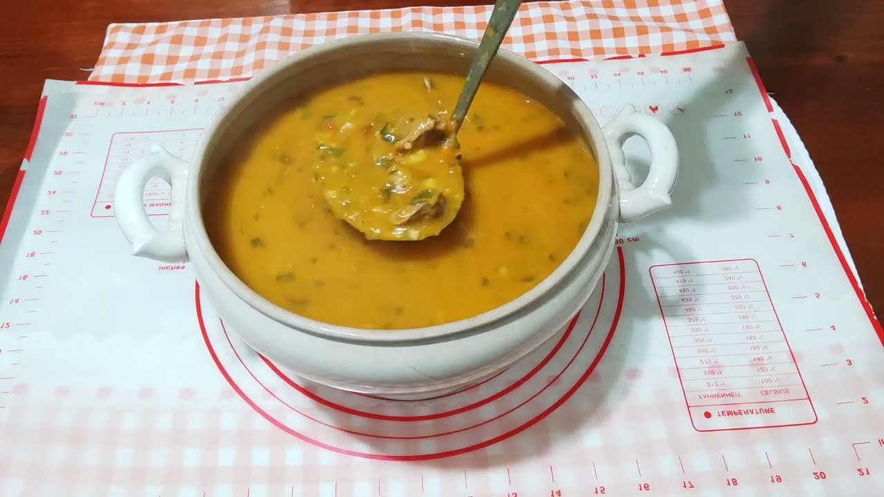 OLHEM SÓ QUE DELÍCIA DE SOPA COM MOELA E LEGUMES! FICOU MARAVILHOSA!!!