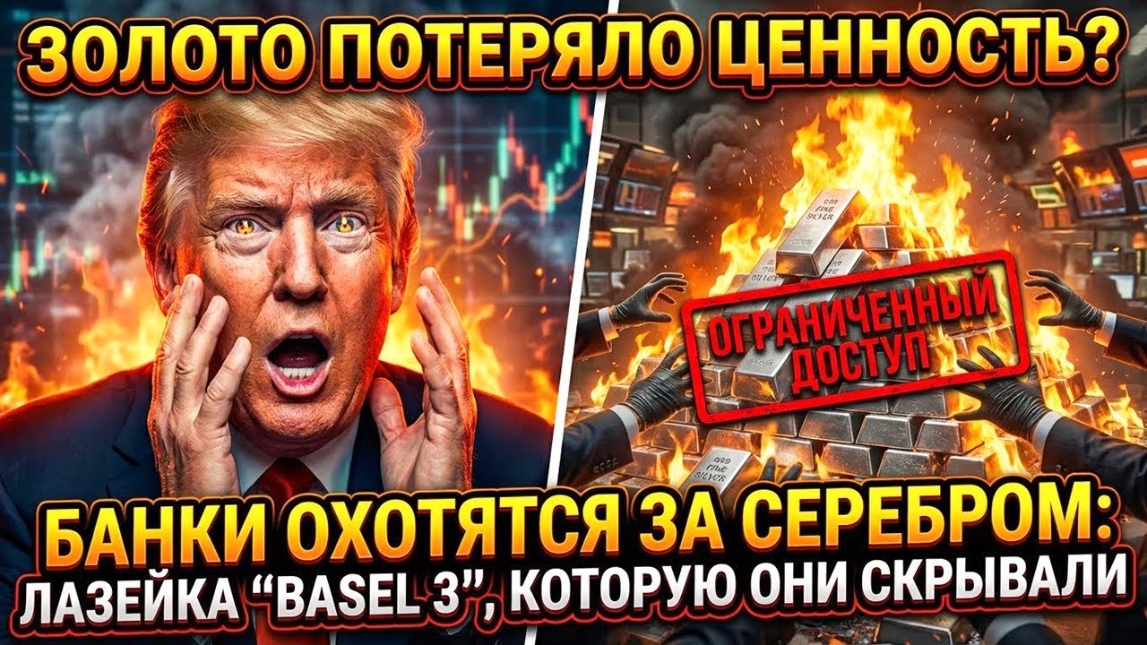 Золото Потеряло Ценность? БАНКИ ОХОТЯТСЯ ЗА СЕРЕБРОМ: Лазейка 'Basel 3', которую они скрывали