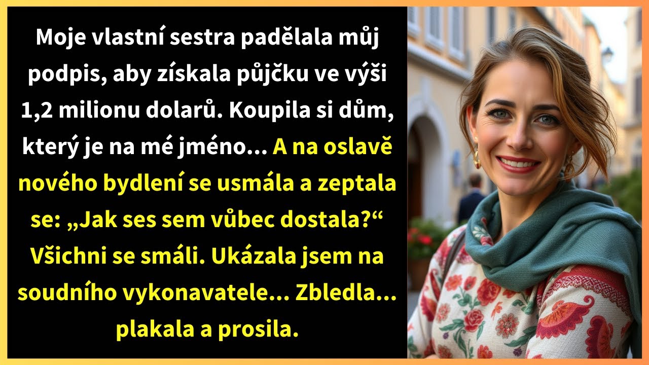 Moje vlastní sestra zfalšovala můj podpis, aby získala půjčku ve výši 1,2 milionu dolarů.