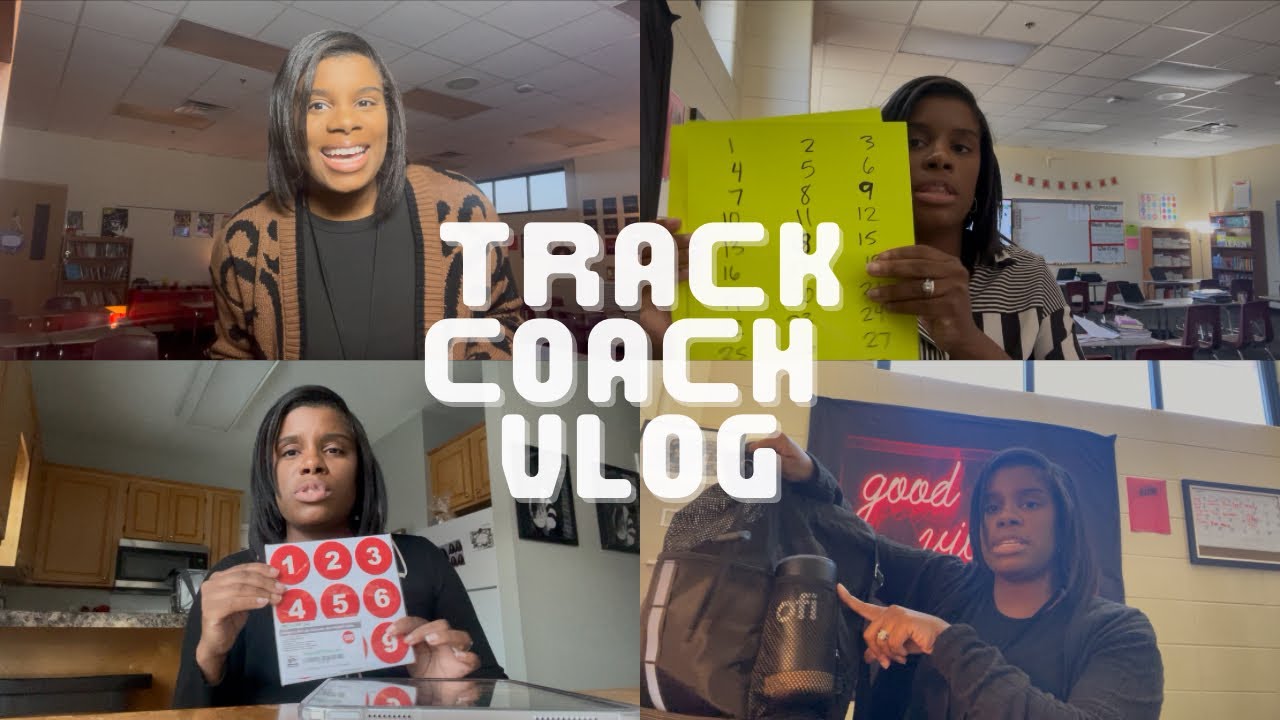 COACH VLOG: Track Tryouts && Prepping for the Season🏃🏾‍♀️