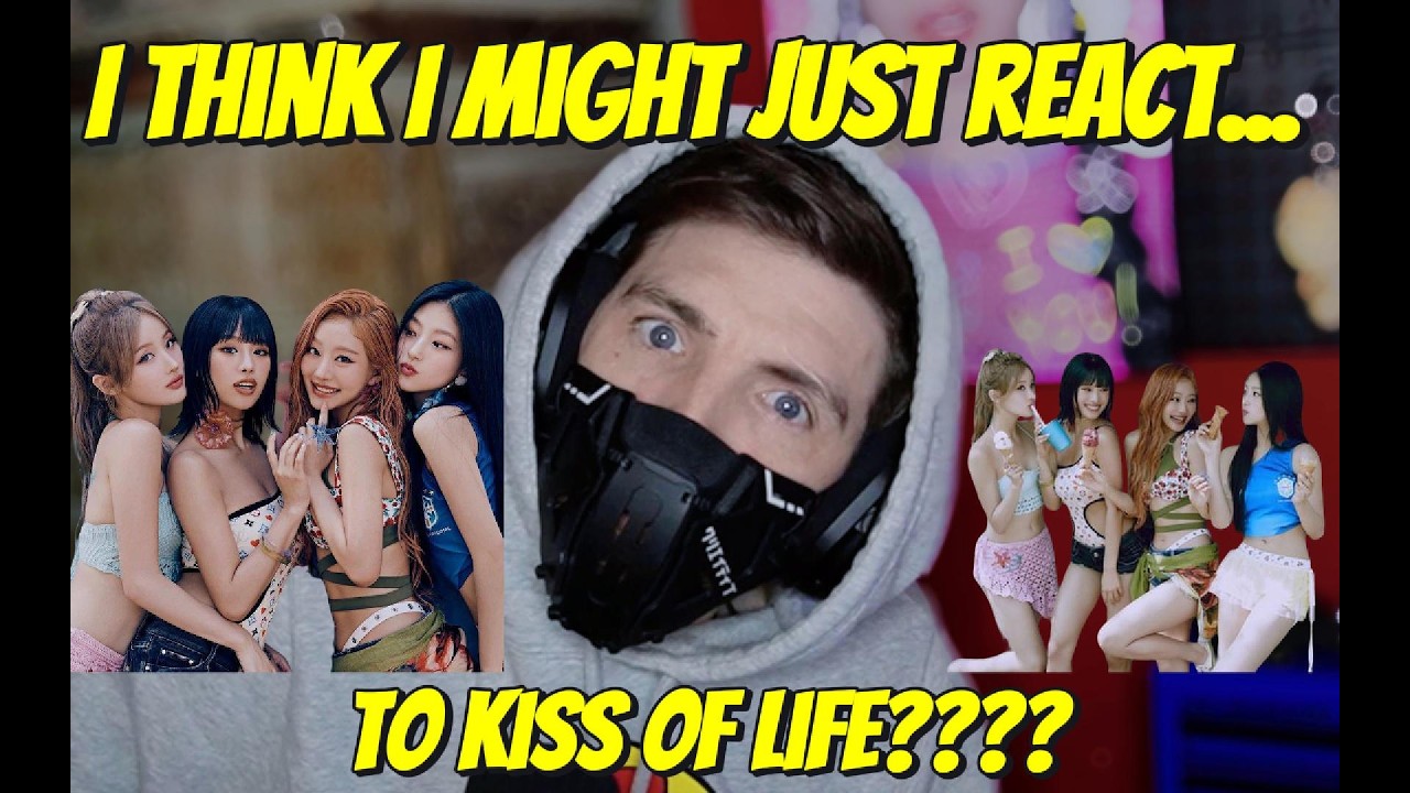 Reacting like my kiss of life depends on it