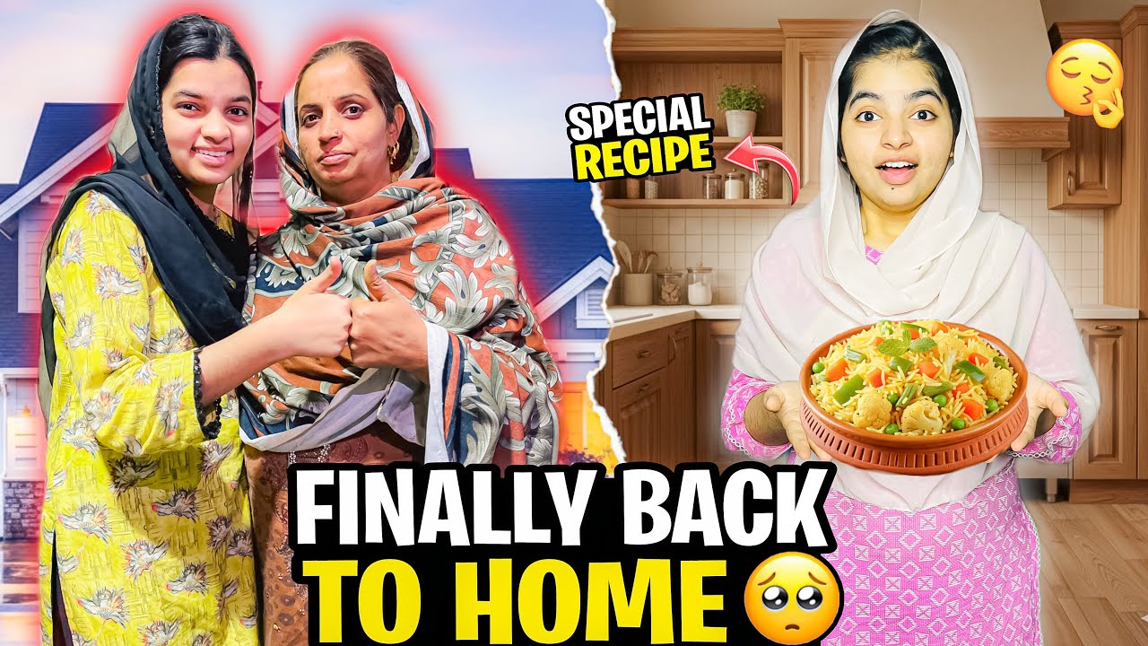 Finally We Are Back Home🏠🥹|Mama ki Special Pulao Recipe🍽️🍛| Ahmad or Papa Khush hogay|Rida’s Family 