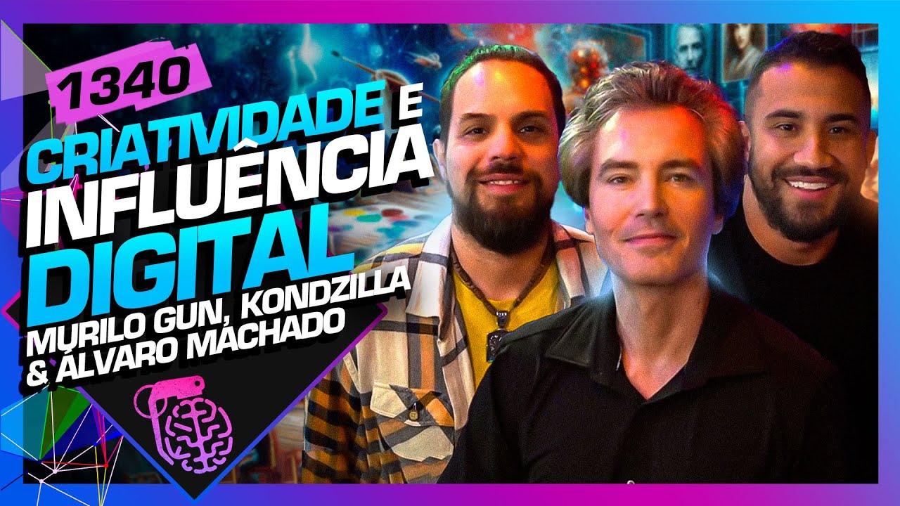 CRIATIVIDADE: MURILO GUN, ÁLVARO MACHADO E KONDZILLA - Inteligência Ltda. Podcast #1340