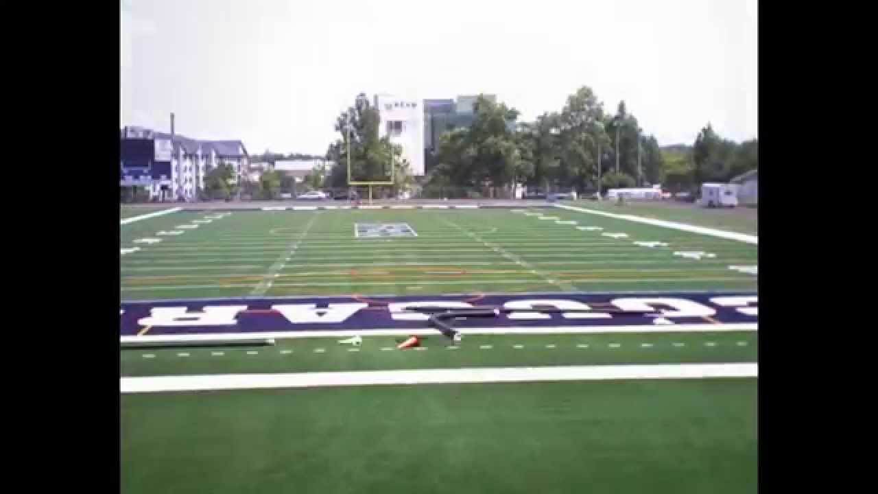 Alumni Stadium Resurfacing Time Lapse