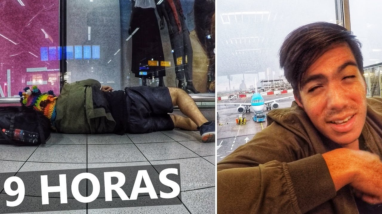 Qué se siente DORMIR en el AEROPUERTO?