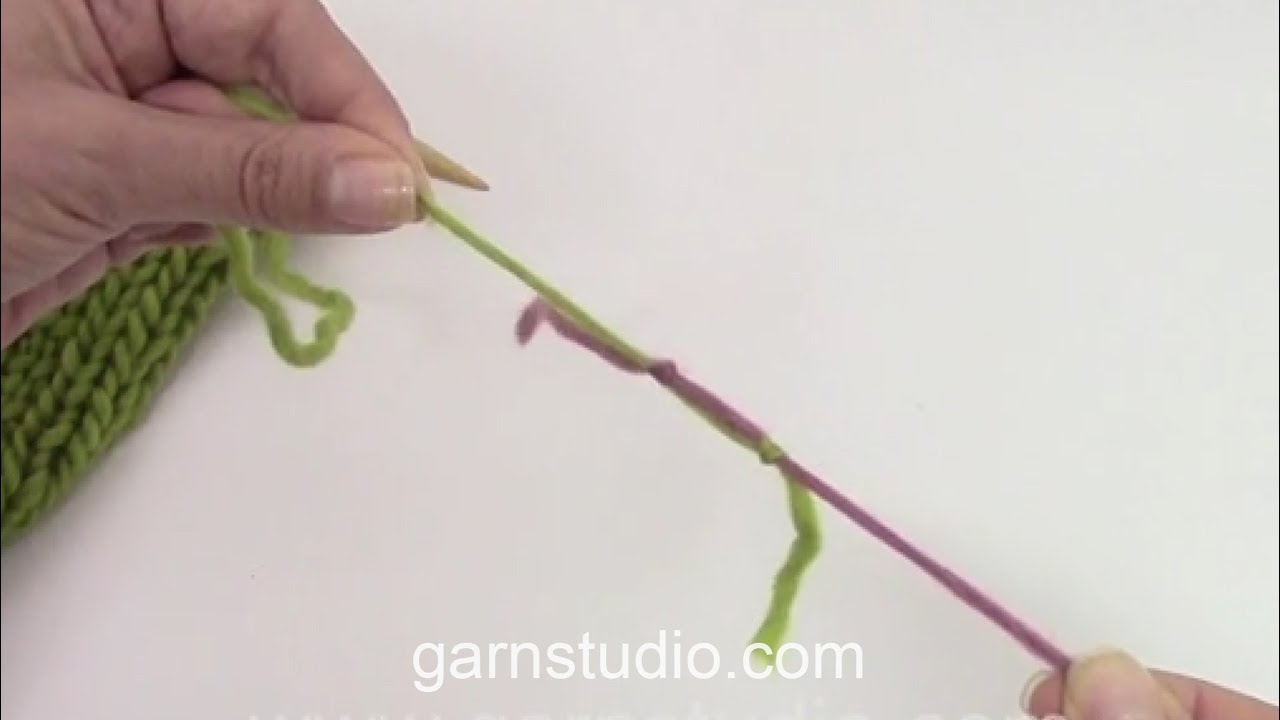 How to join new yarn with a double knot