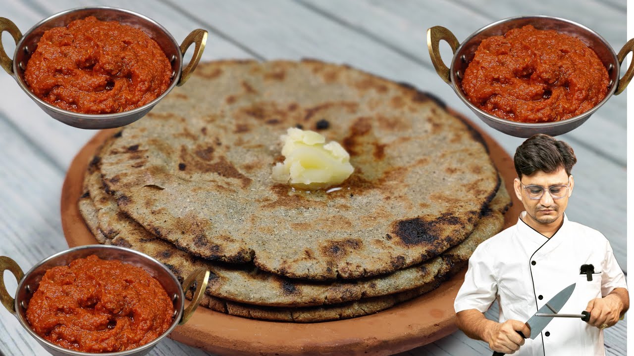 राजस्थान की फेमस- सब्जी की तरह खाए जाने वाली लहसुन की चटनी और बाजरे की रोटी बनाने का एक आसान तरीका