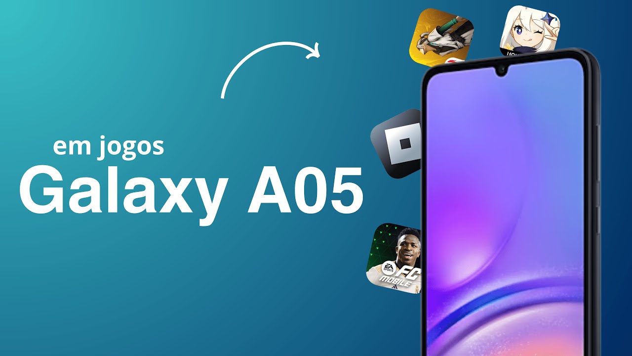 Galaxy A05 é Bom Para Jogos? Teste (Genshin Impact, Roblox, Free Fire e Mais)