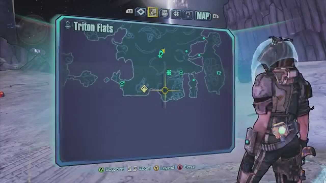 Borderlands Pre Sequel - Triton Flats - Cult of the Vault Symbols Locations