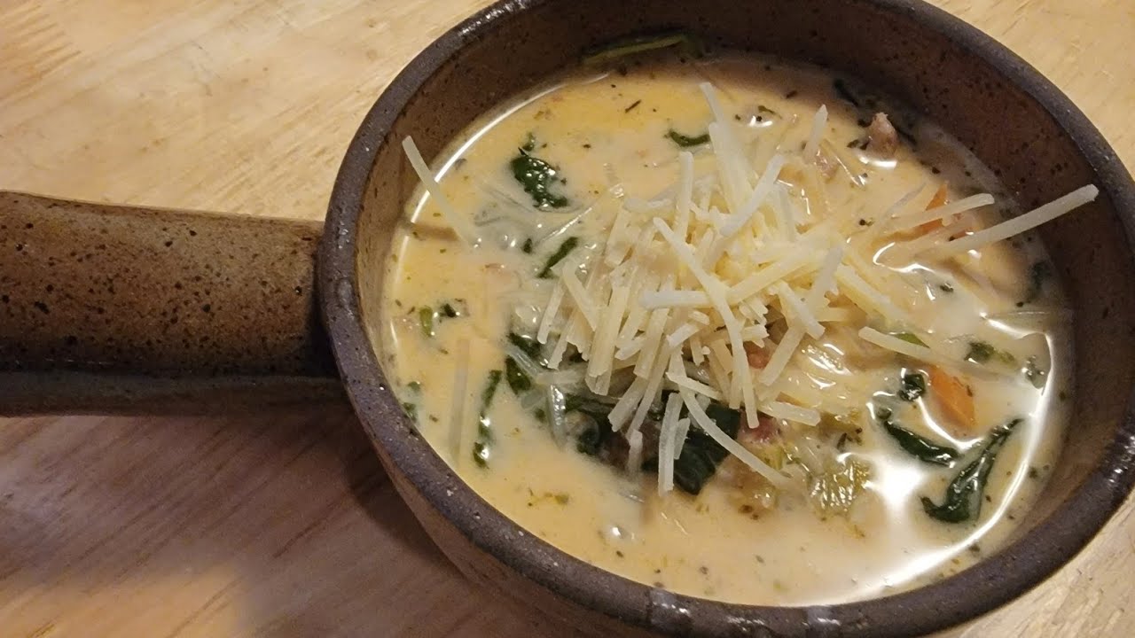 Itialian Parm soup #cookingwiththecubs