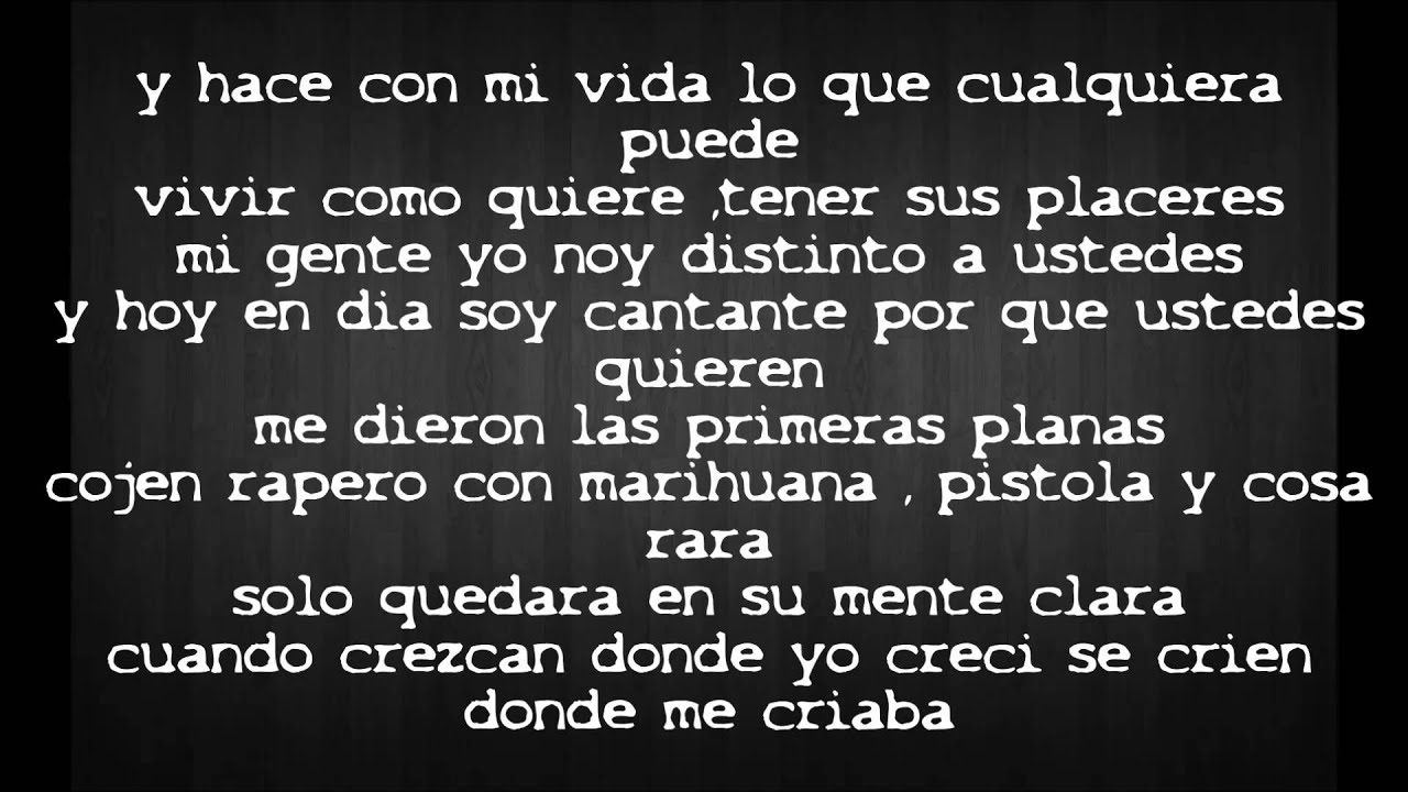Don Omar - Bandolero [Lyrics]