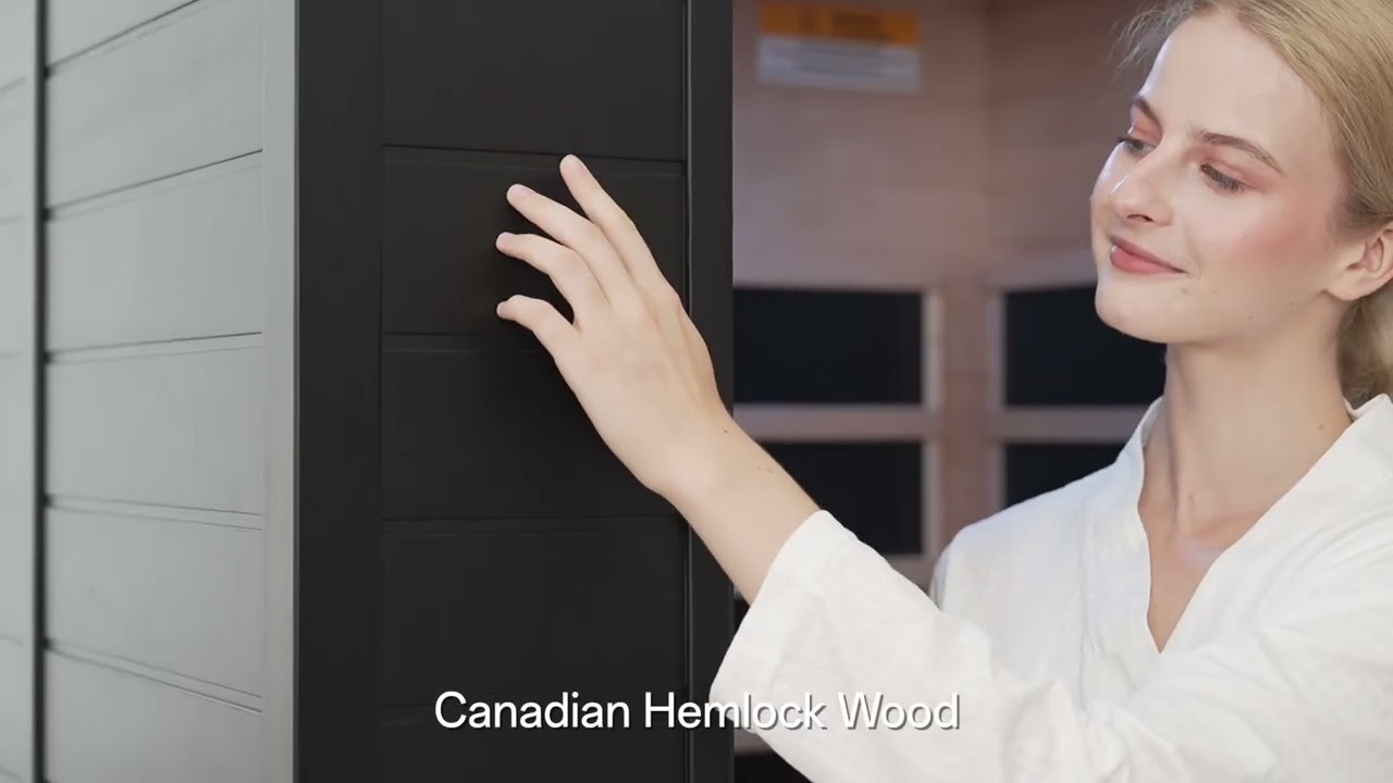 Real Relax 1 Person Full Spetrum Infrared Sauna Introduction Video