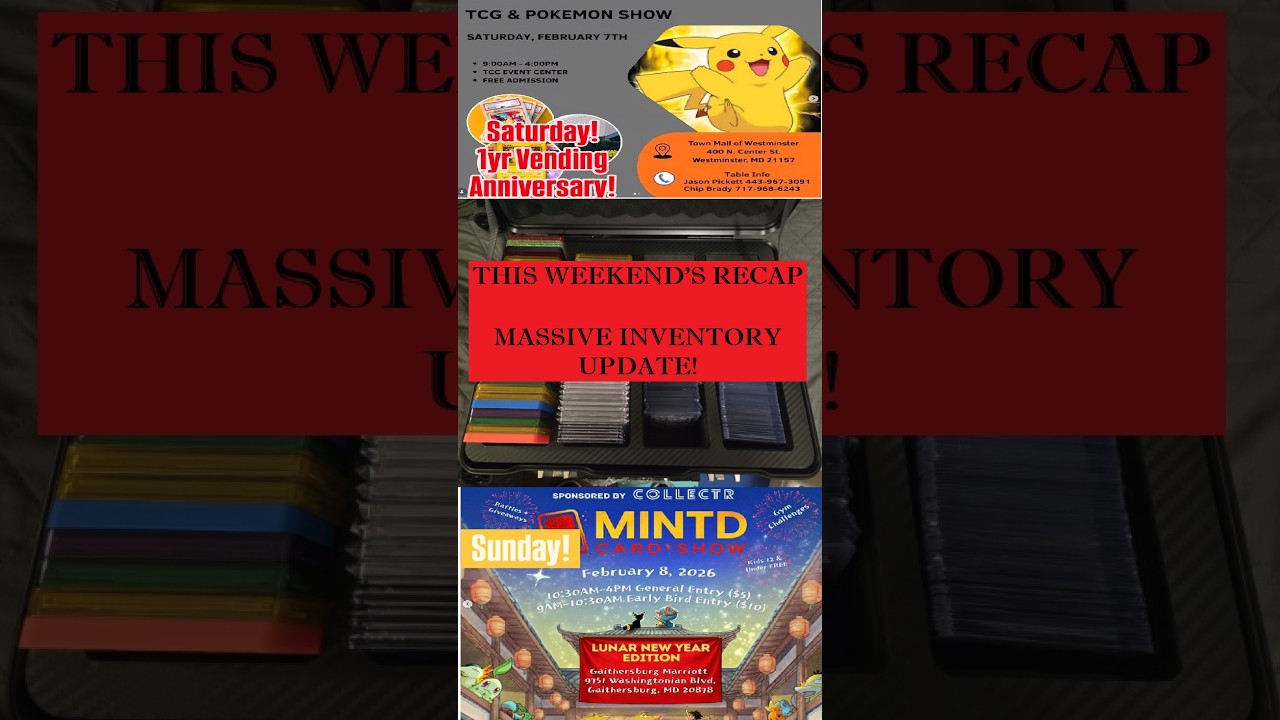 TCG Owner's Edge: Westminster & MINTD Show Recap, Inventory Update and Channel Announcement!