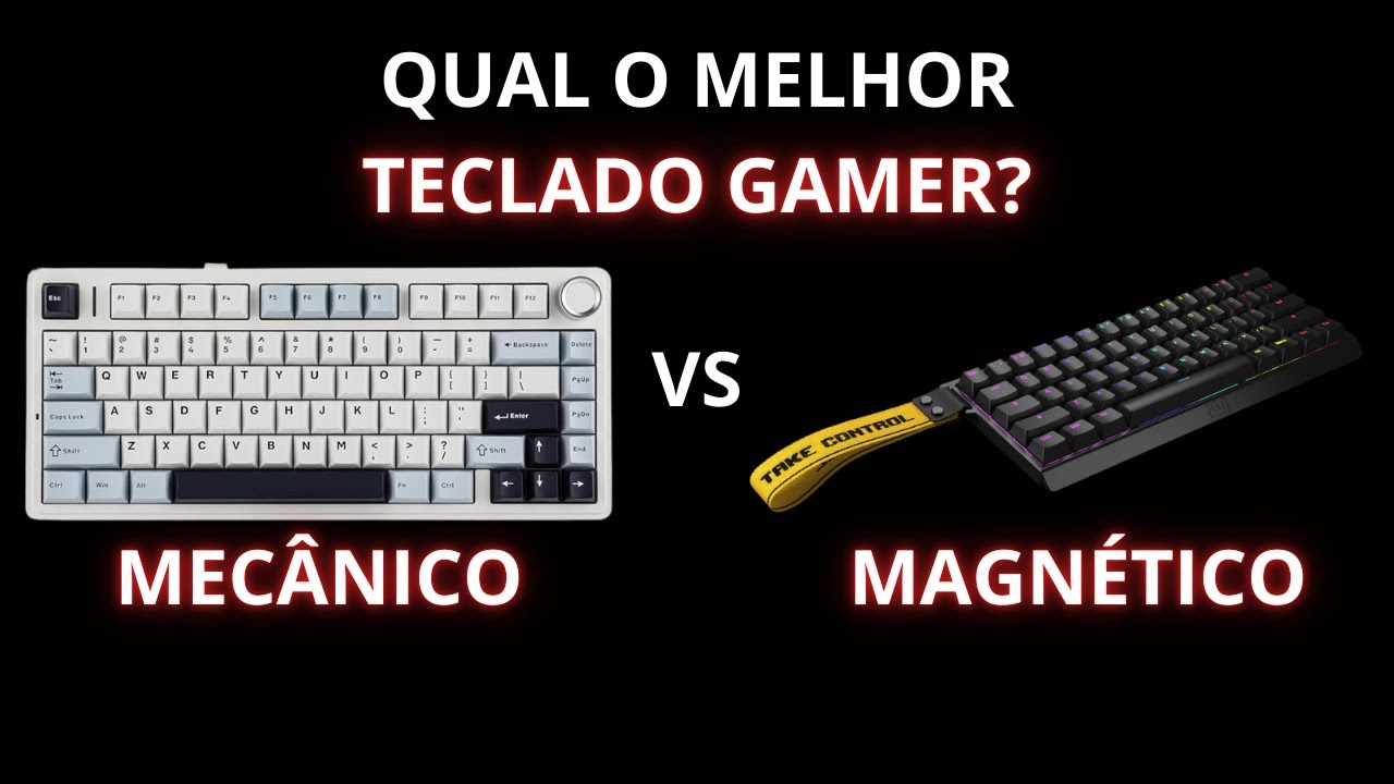Qual o MELHOR Teclado GAMER? Teclado Mecânico vs Magnético - Qual escolher