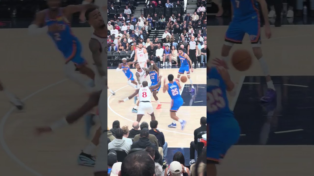 Okc beating the Clippers 