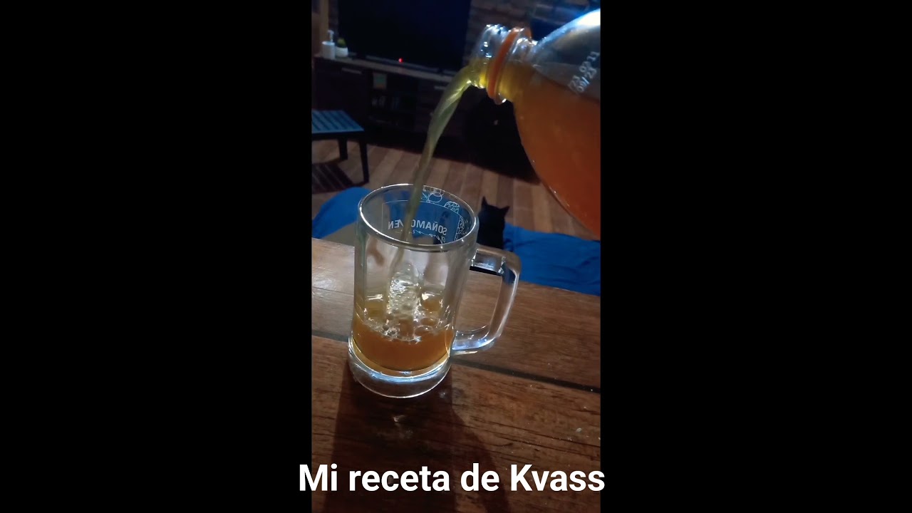 Mi receta de Kvass... video completo en el canal.