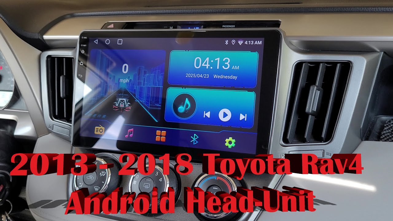 2013 - 2018 Toyota Rav4 XA40 Aliexpress Android Radio Stereo Head Unit Installation