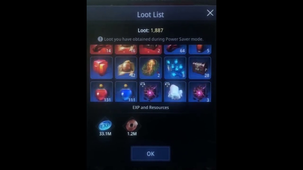 Mir4 - Afk Grind Results 😁