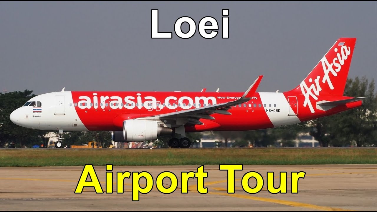 Tour of the Loei Airport, Thailand.