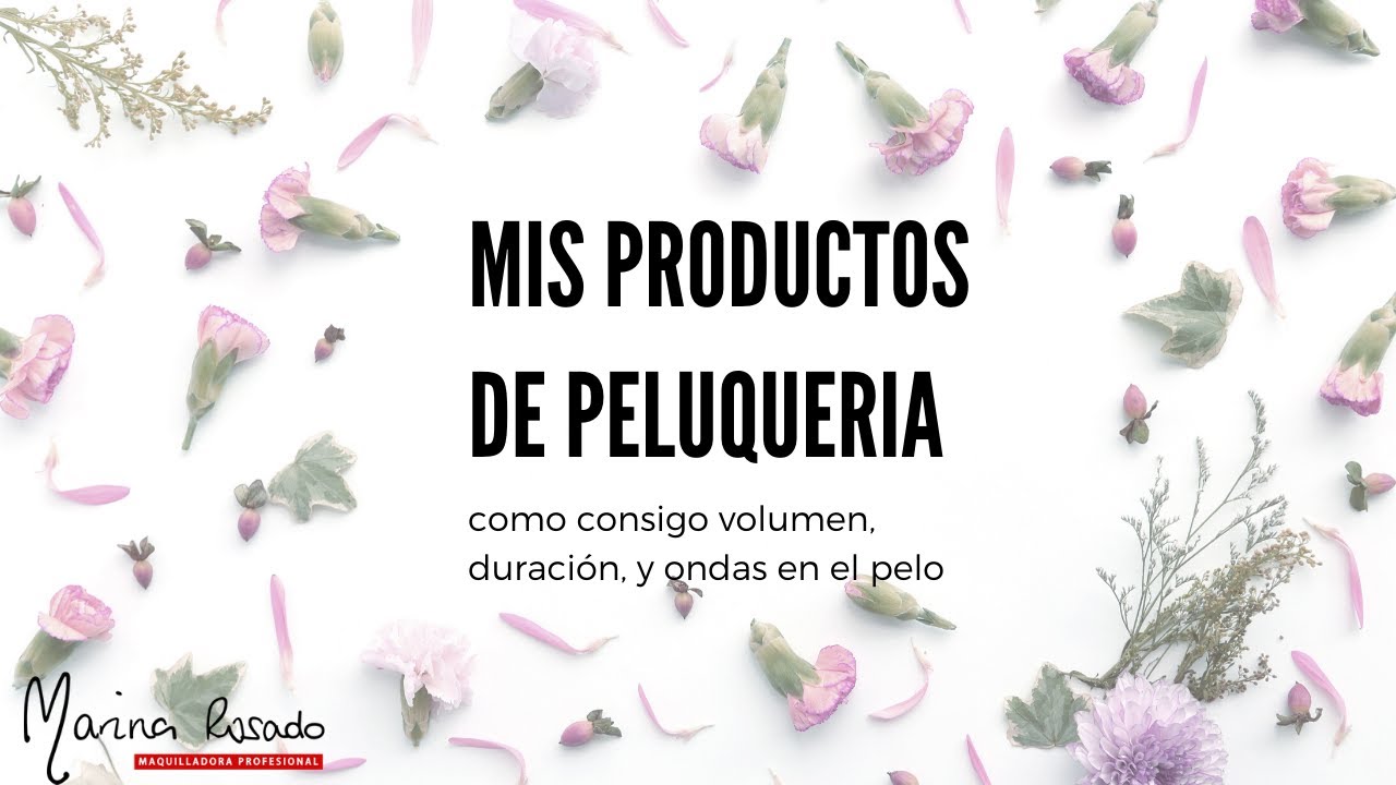 Productos profesionales para mi pelo