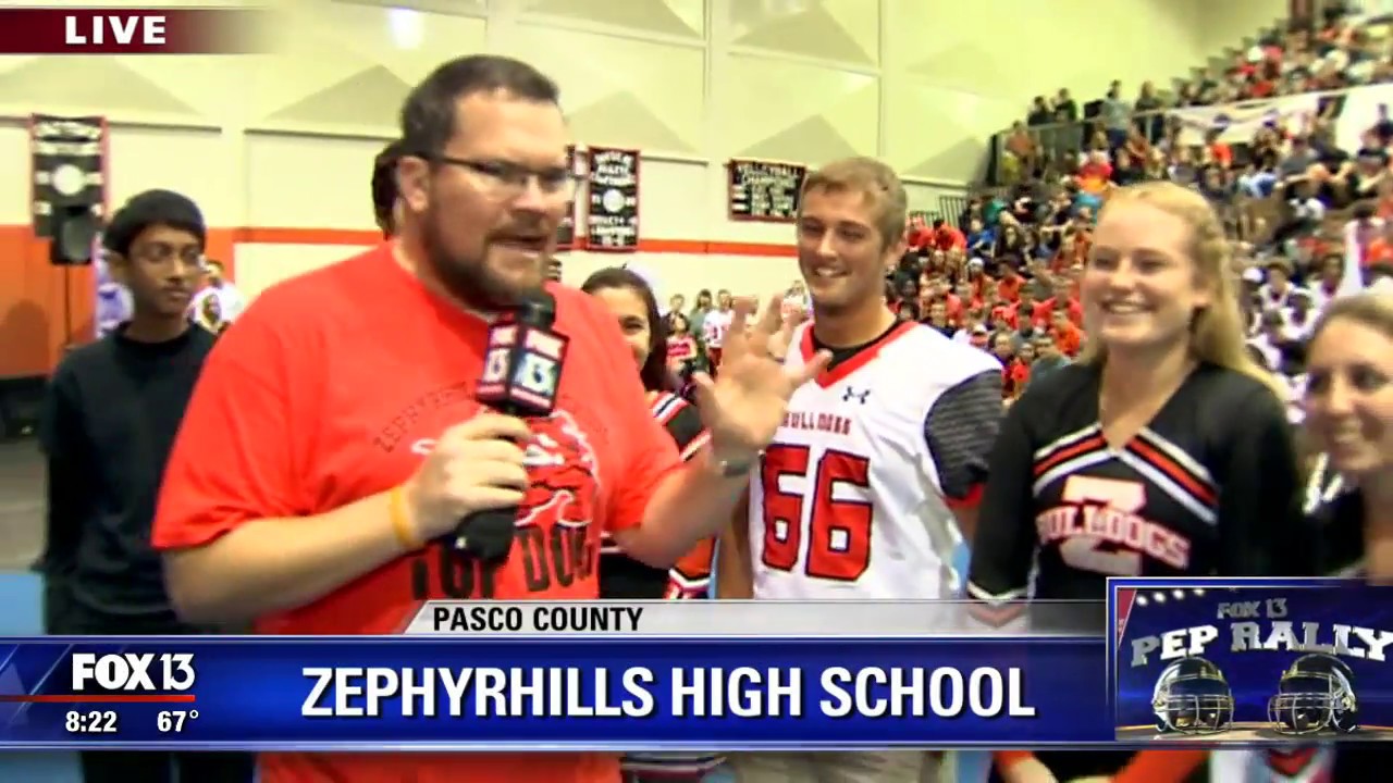 FOX 13 Pep Rally: Zephyrhills High School