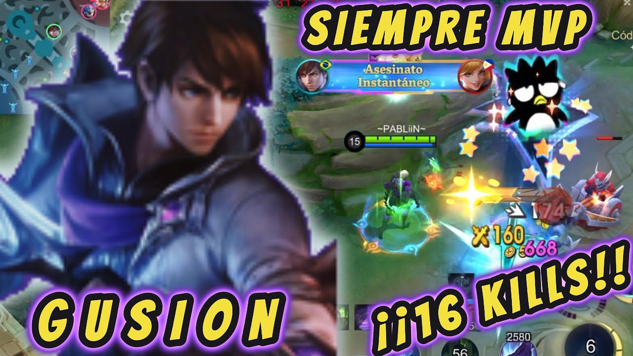 ASI DEBES JUGAR CON GUSION PARA REVENTAR LA JUNGLA🔥MOBILE LEGENDS