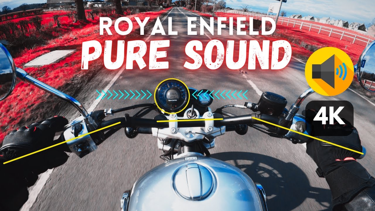 [4K] ROYAL ENFIELD SUPER METEOR 650: 1+ HOUR OF RAW RHINO RACING SM-V1 PURE SOUND