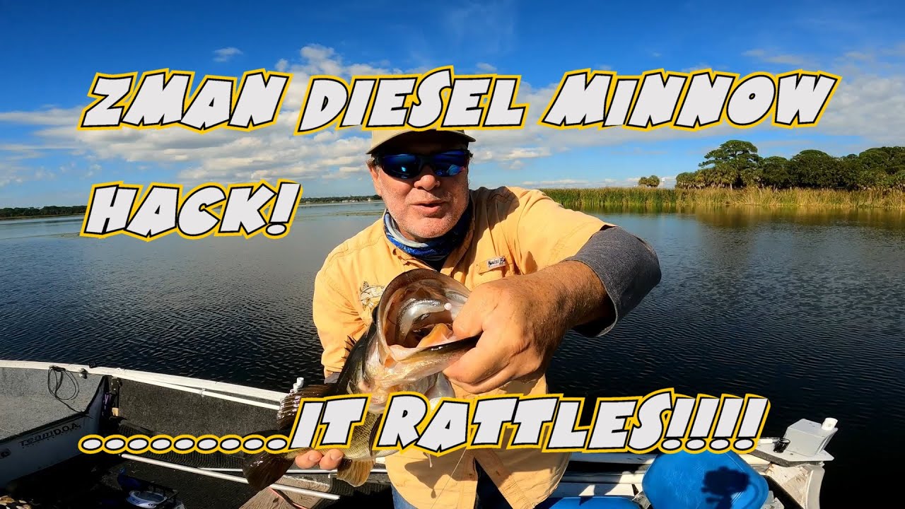 Zman Diesel MinnowZ HACK It RATTLES! Fishing tips and hacks