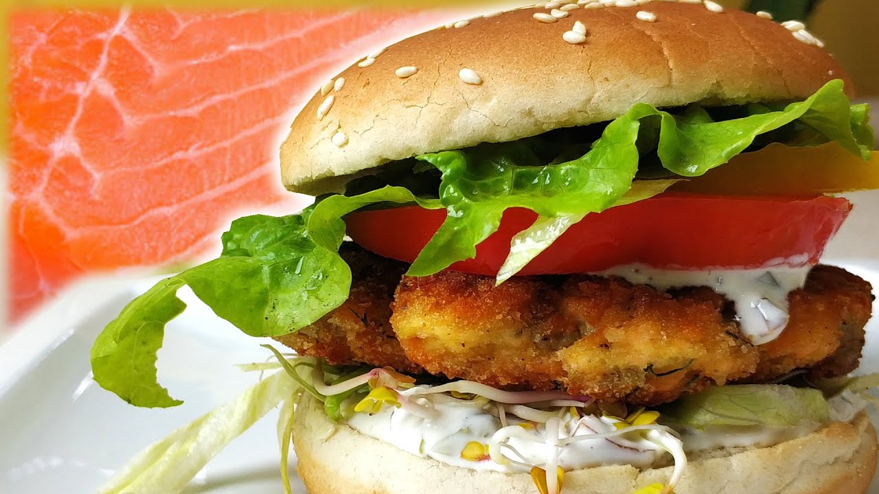 FishBurger z Łososiem - Przepis!