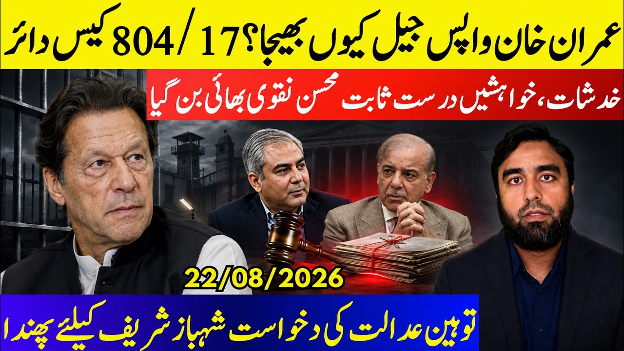**Imran Khan Case Takes A Huge Turn** PTI Falls In Line || MOhsin Naqvi Becomes The Big Brother