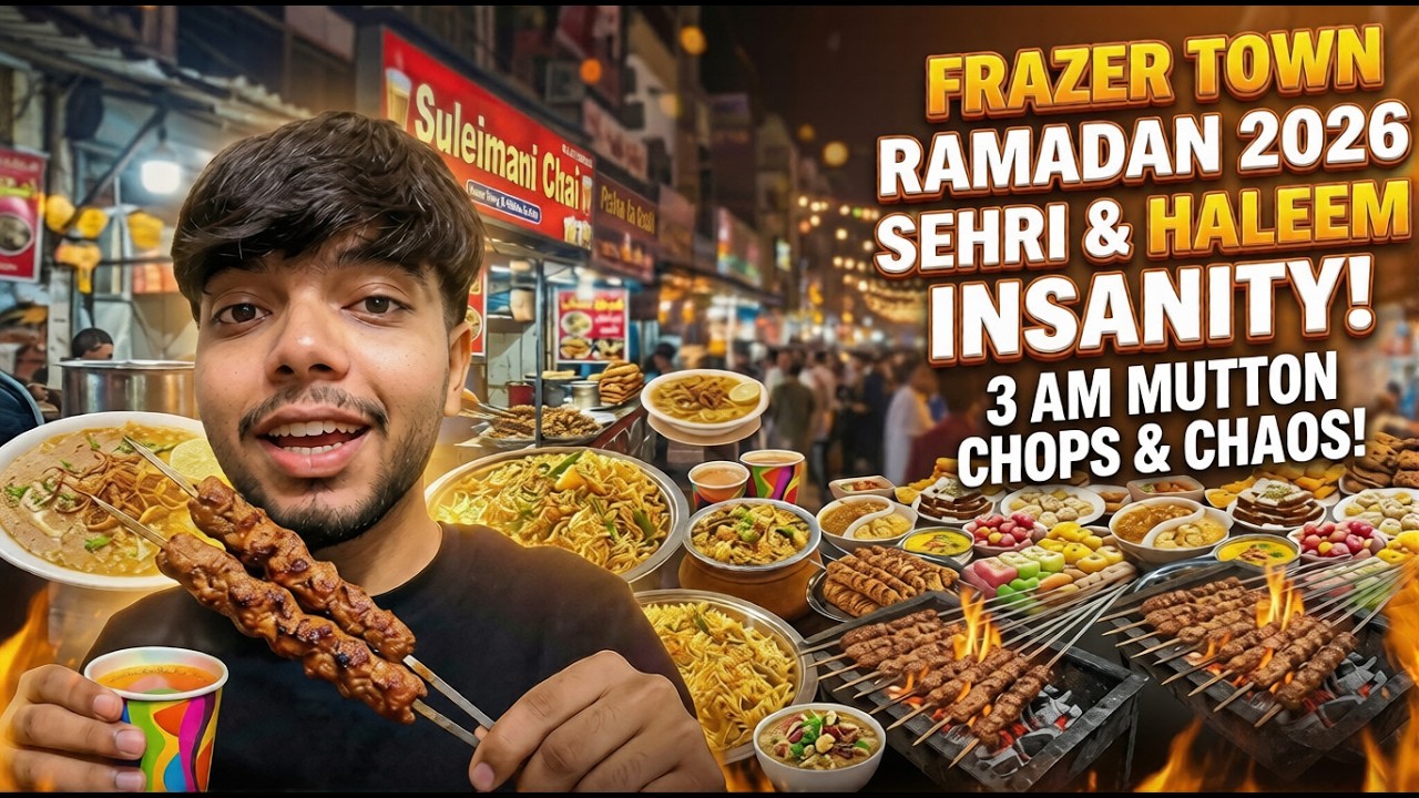 3:00 AM MADNESS in Frazer Town! 🌙 Finding the Best Haleem in Bangalore || Ramadan 2026 🕌🍖
