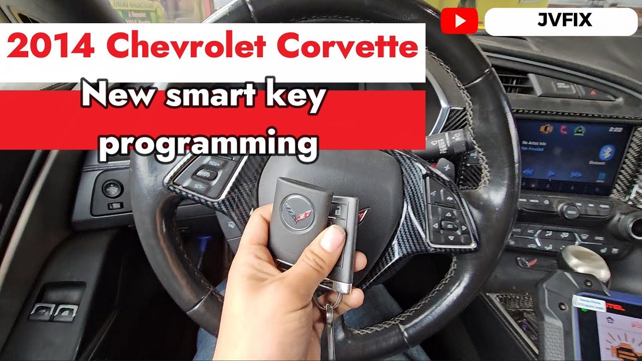 Как запрограммировать новый смарт-ключ на Chevrolet Corvette C7 2014 года с помощью Autel IM608