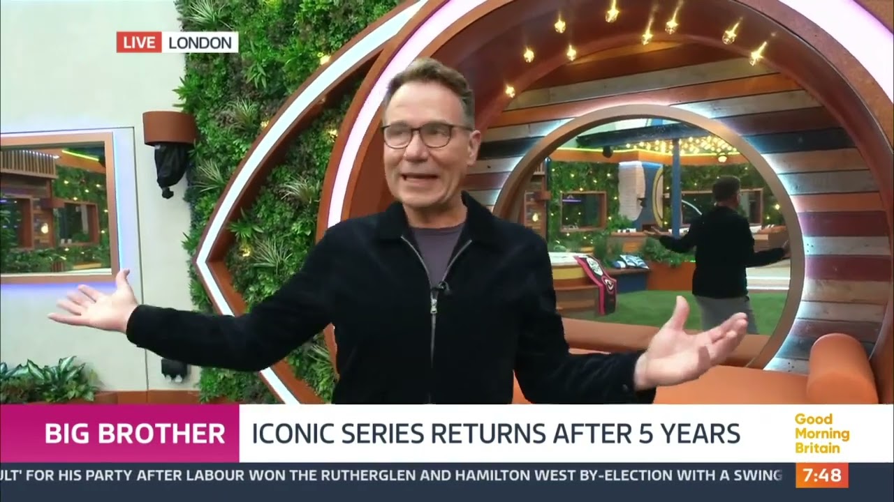 Big Brother 2023 house garden - Richard Arnold - Good Morning Britain