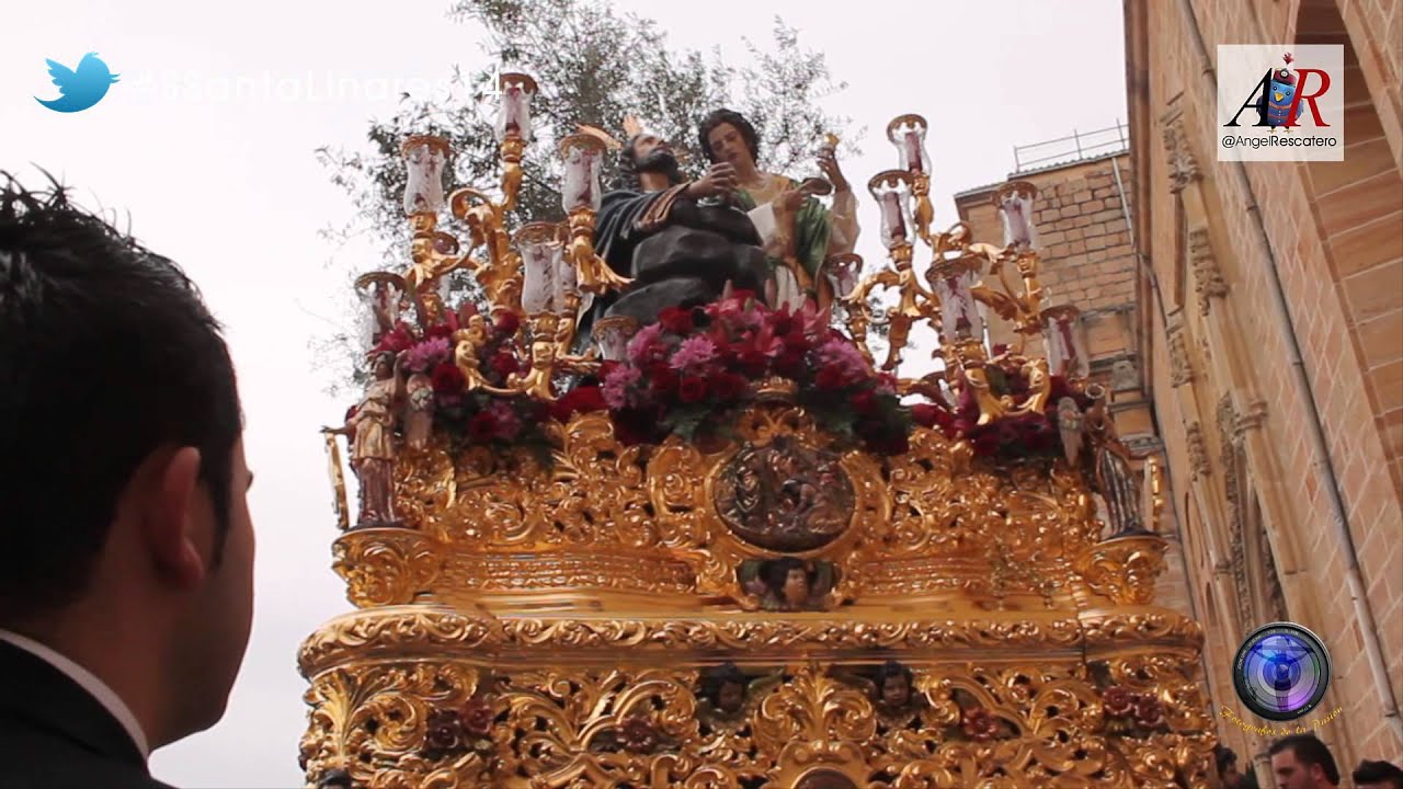 Salida de la Oración en el Huerto - Semana Santa Linares 2014 @AngelRescatero