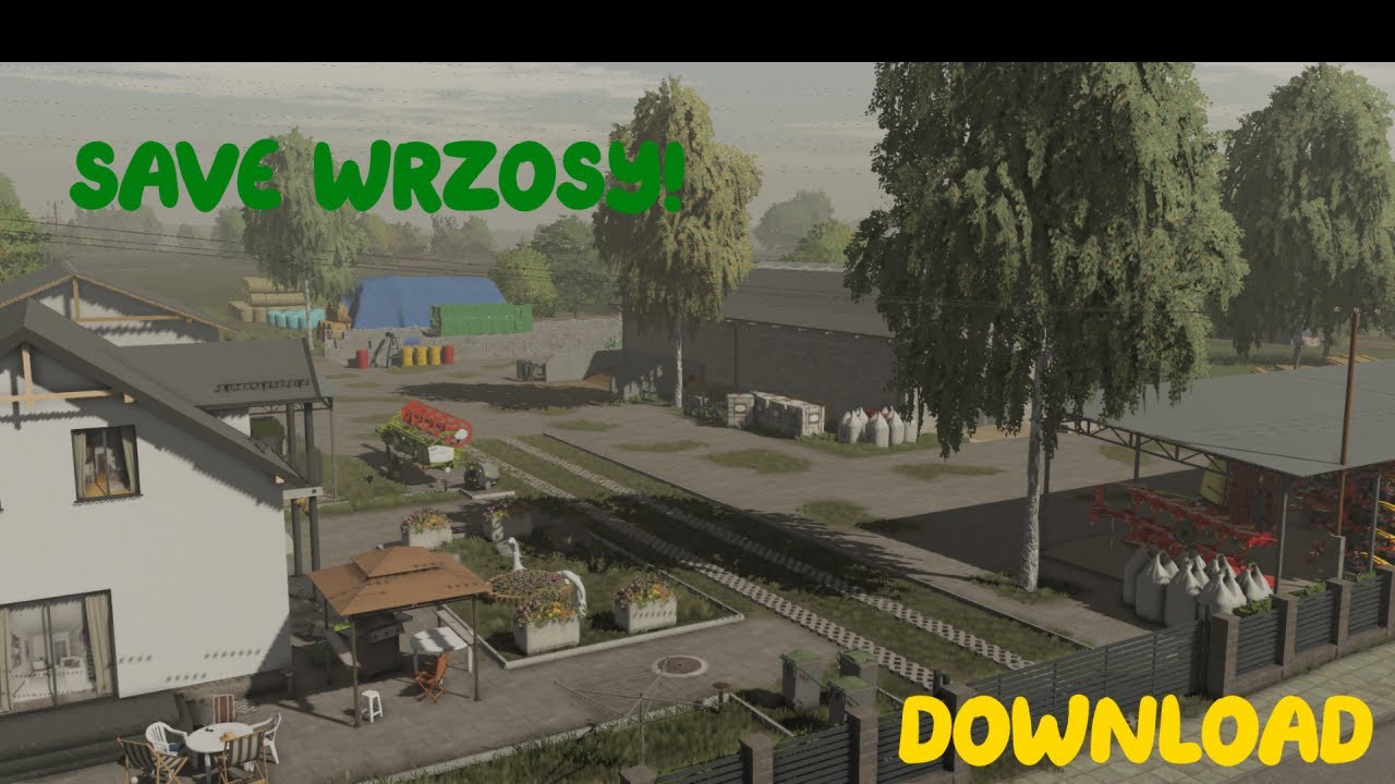 SAVE DOWNLOAD|WRZOSY|FS22|Średnie Nowoczesne Gospodarstwo