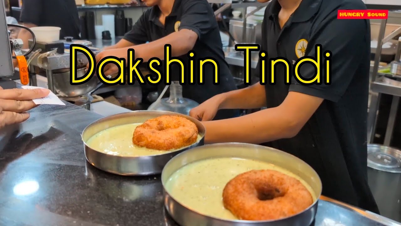 Dakshin Tindi  | Super Soft Mallige Thatte Idli | Crispy Wade | Puliyogre