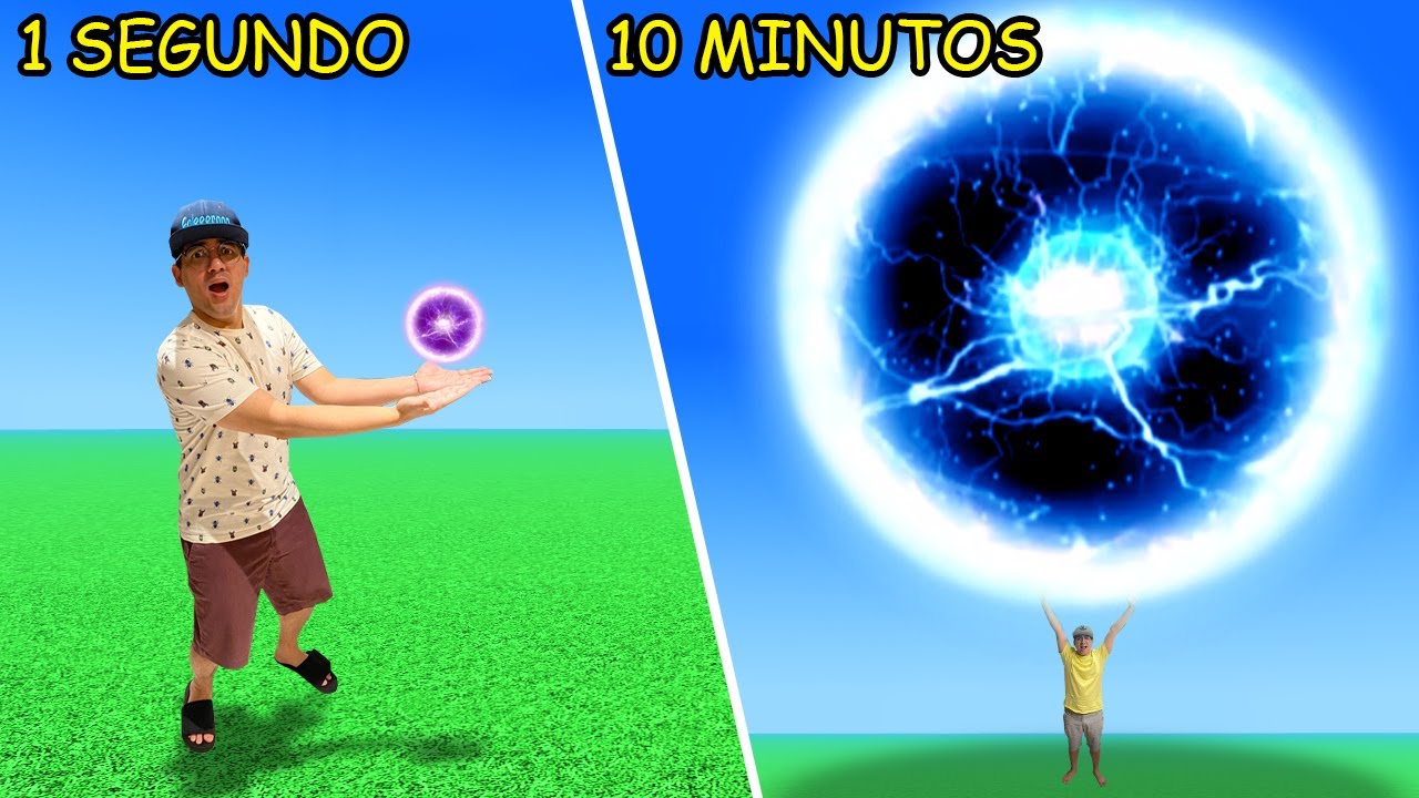 TEMOS UMA BOLA DE PODER QUE A CADA 1 SEGUNDO FICA MAIS PODEROSA!!