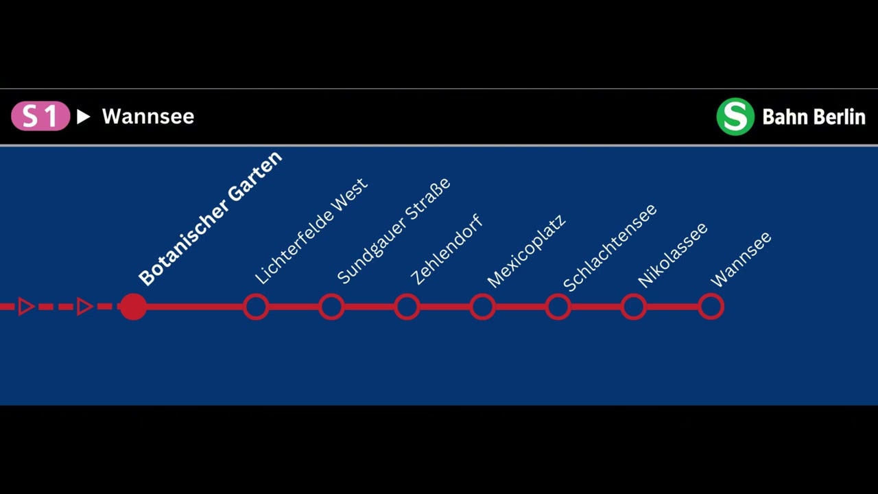 [S Bahn Berlin] Ansagen S1/S7 Potsdamer Platz-Potsdam Hbf