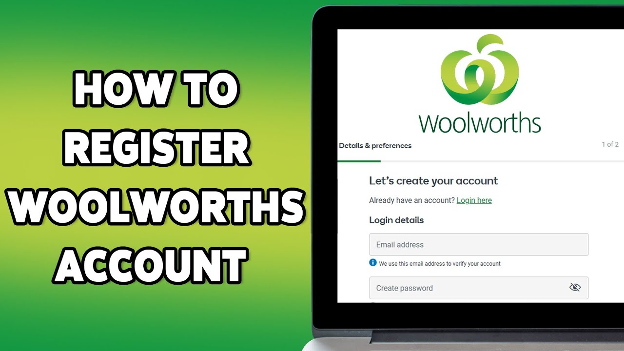 How To Register Woolworths Account 2025 | Create/Register Your Woolworths Profile