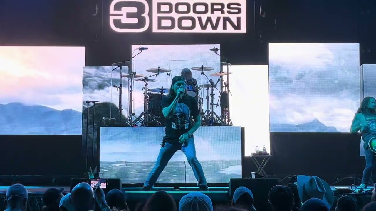 3 Doors Down - Never Look Down *NEW* - 09/18/2024 - Walnut Creek - Raleigh, NC