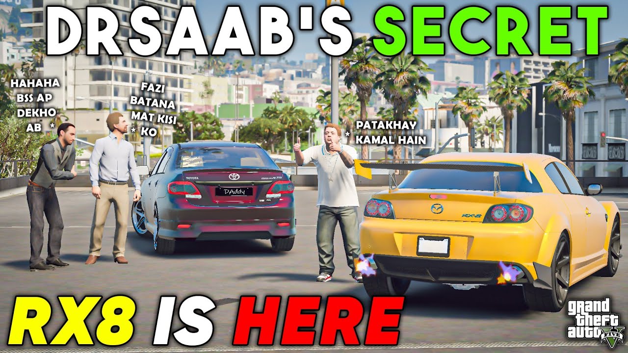 JIMMY'S FULLY TUNED RX8 IS HERE🥵 | DR SAAB'S SECRET | GTA 5 | Real Life Mods #340 |
