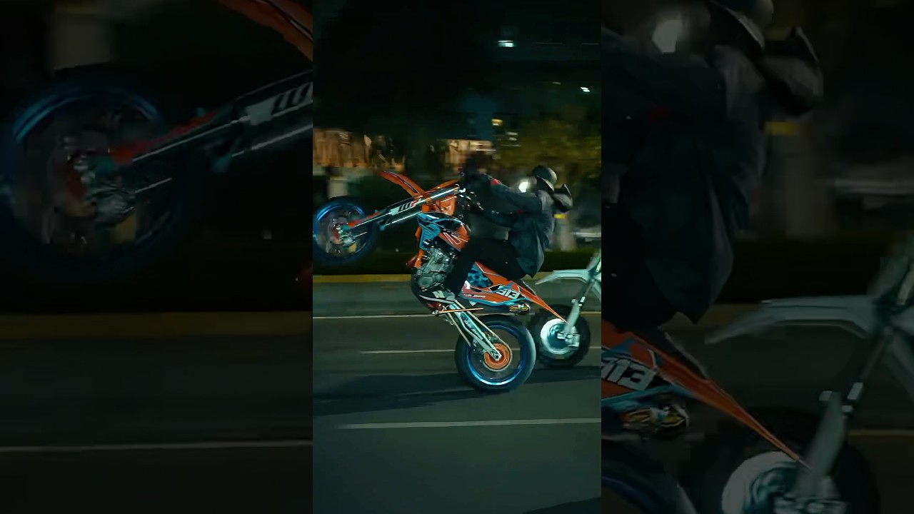 KTM 250 WHEELIE WITH ALDO AVEGA #ghoibgarage #supermotoindonesia