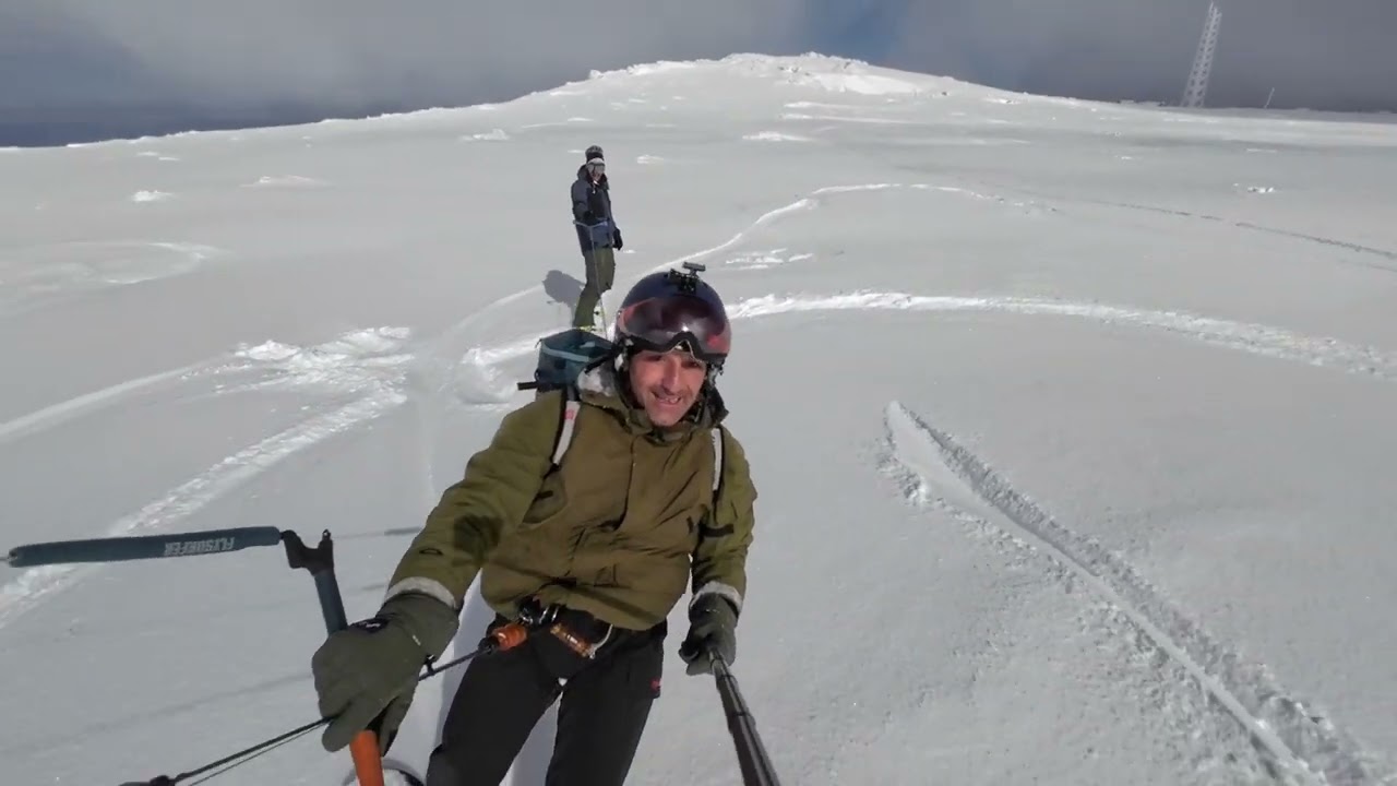 Snowkite Paradise - Vitosha mountain Bulgaria | Flysurfer Peak5 13m2