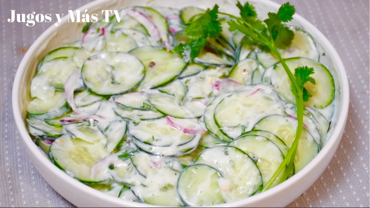 La Receta M&aacute;s Viral de Ensalada de Pepino Griega S&uacute;per F&aacute;cil y Deliciosa