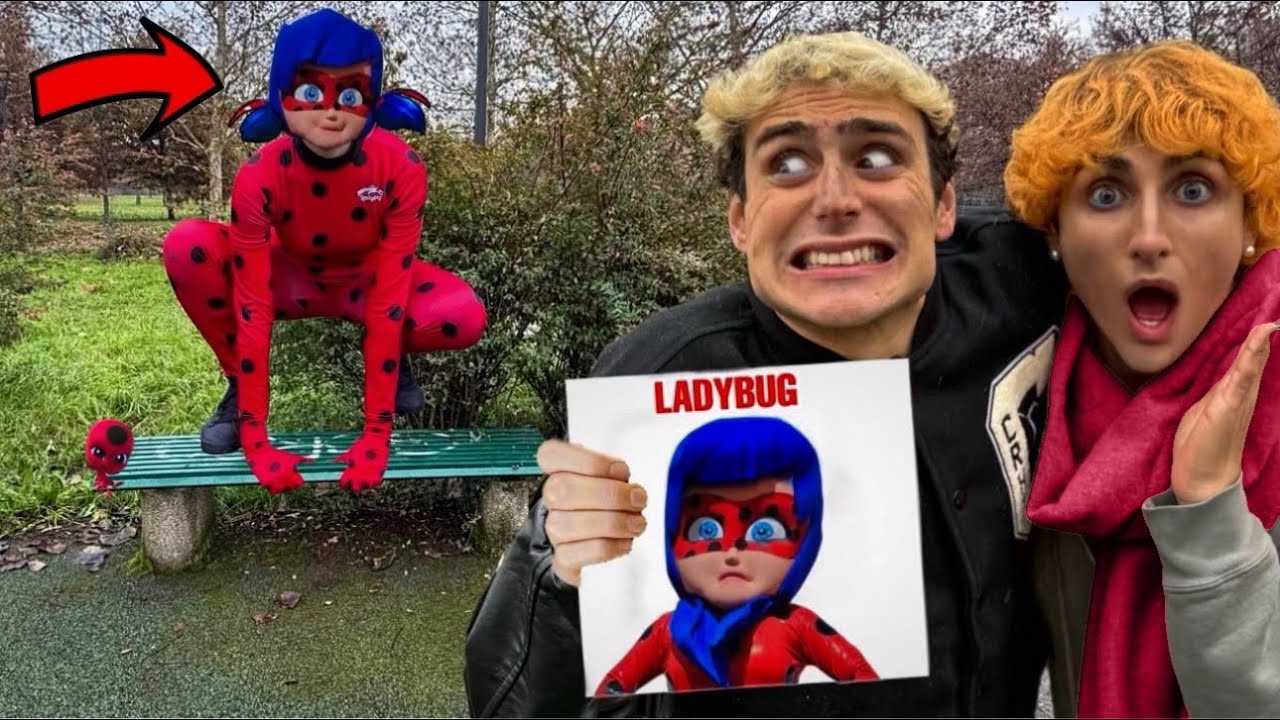 CERCHIAMO DI TROVARE LADYBUG NELLA VITA REALE! È QUI…😱 *miraculous*