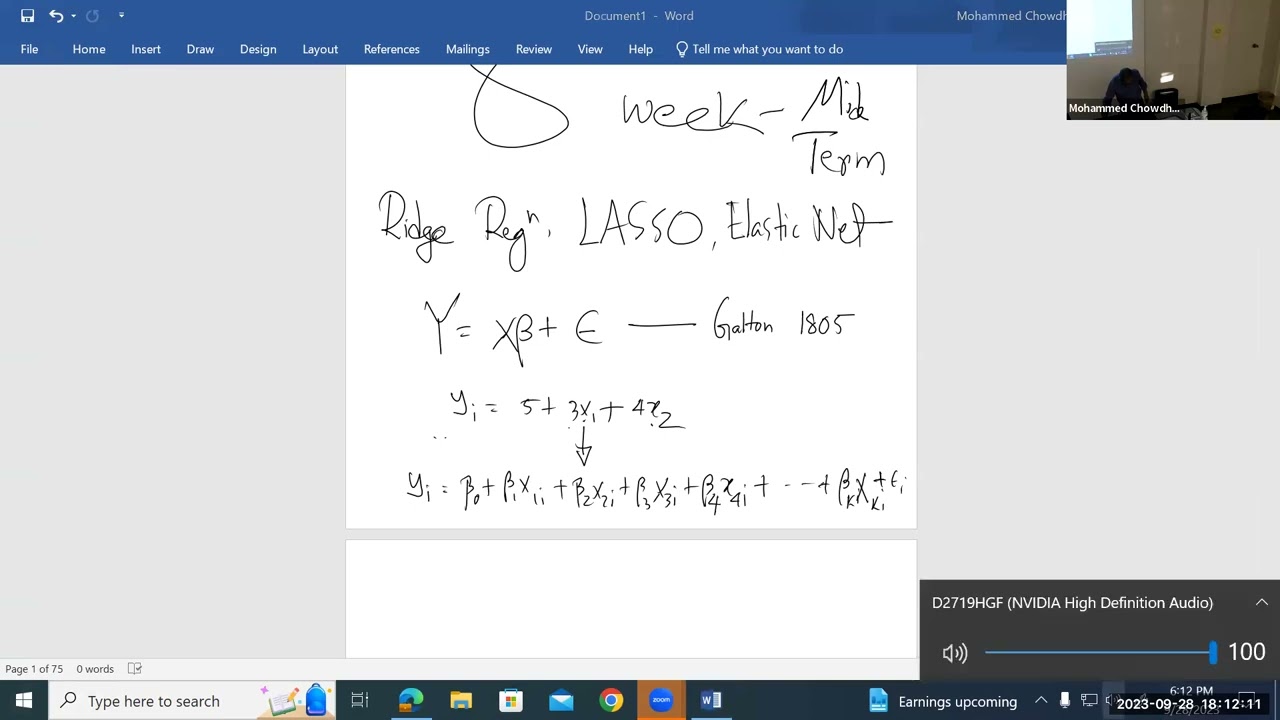 Mathematical Derivation of Quantile Regression